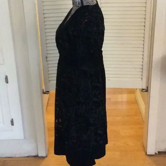 AGB Kimono dress velvet, tie back and lining 8 - Picture 6 of 13